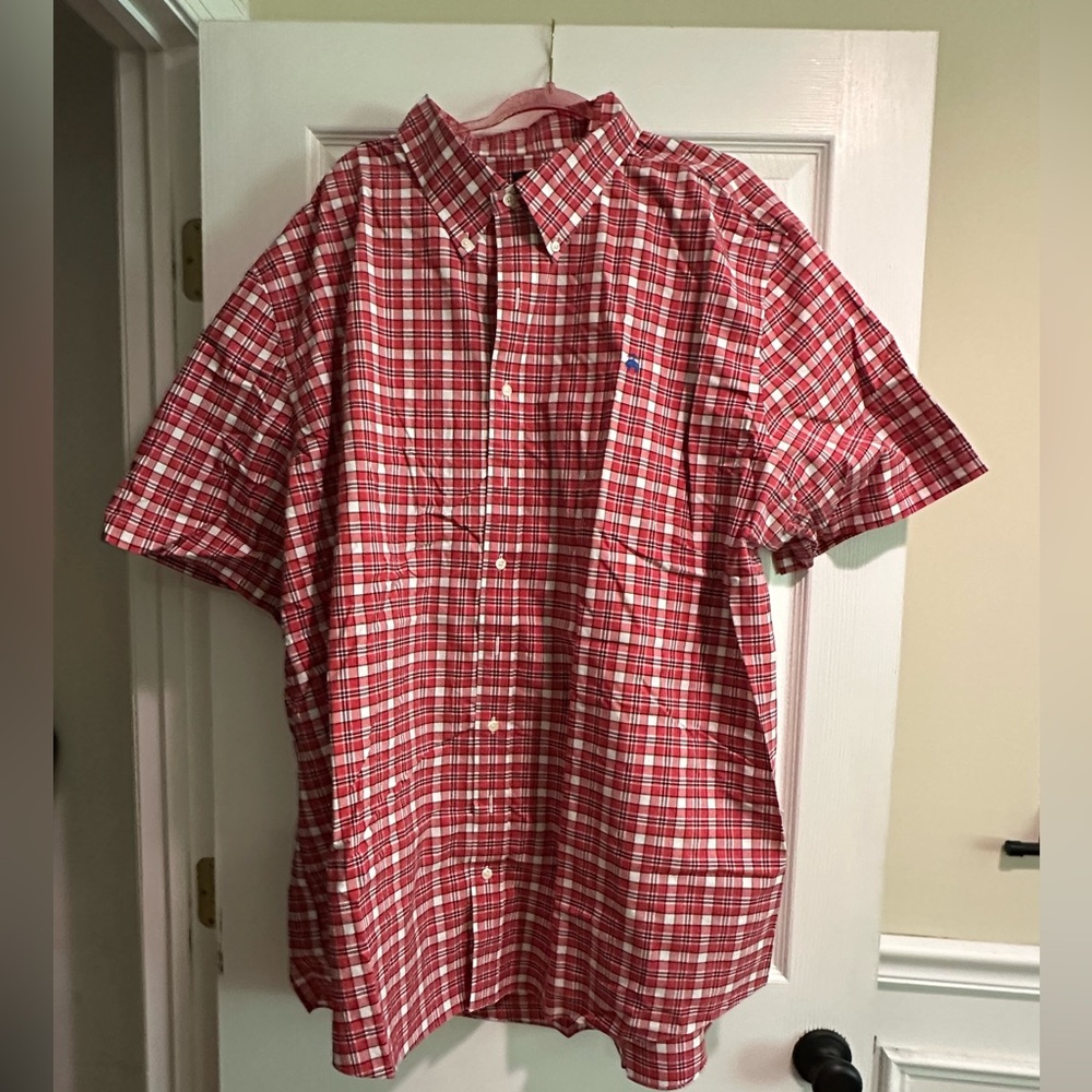 Brooks Brothers Short Sleeve Dress Shirt 4XLT